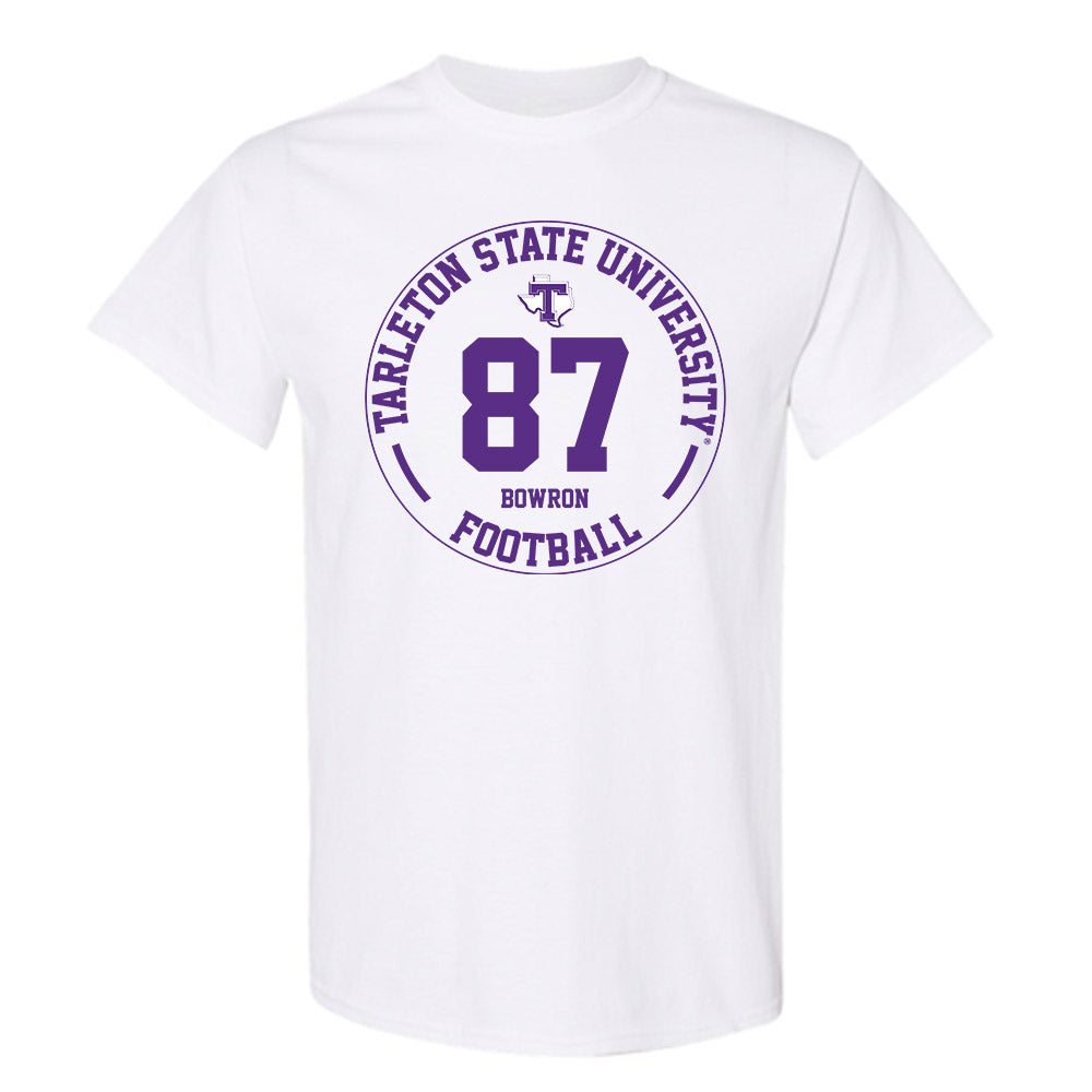 Tarleton State - NCAA Football : Wheeler Bowron - Classic Fashion Shersey T-Shirt-0