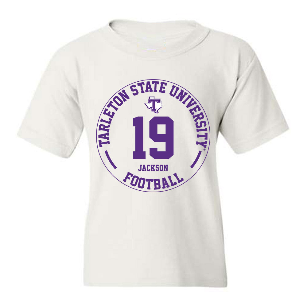 Tarleton State - NCAA Football : Kyle Jackson - Classic Fashion Shersey Youth T-Shirt