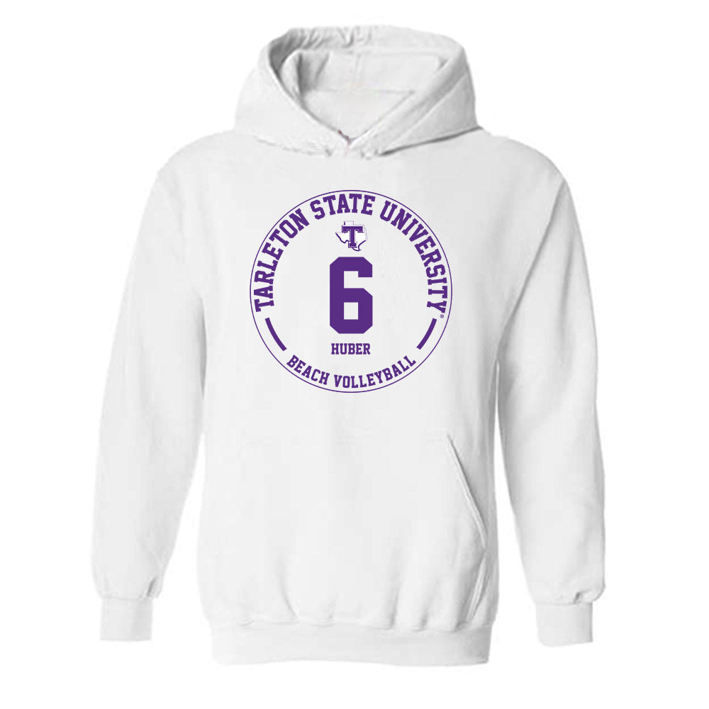 Tarleton State - NCAA Beach Volleyball : Hayden Huber - Classic Fashion Shersey Hooded Sweatshirt-0