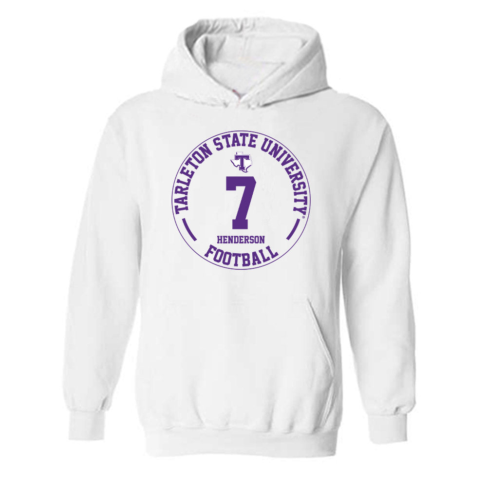 Tarleton State - NCAA Football : Mikey Henderson - Classic Fashion Shersey Hooded Sweatshirt