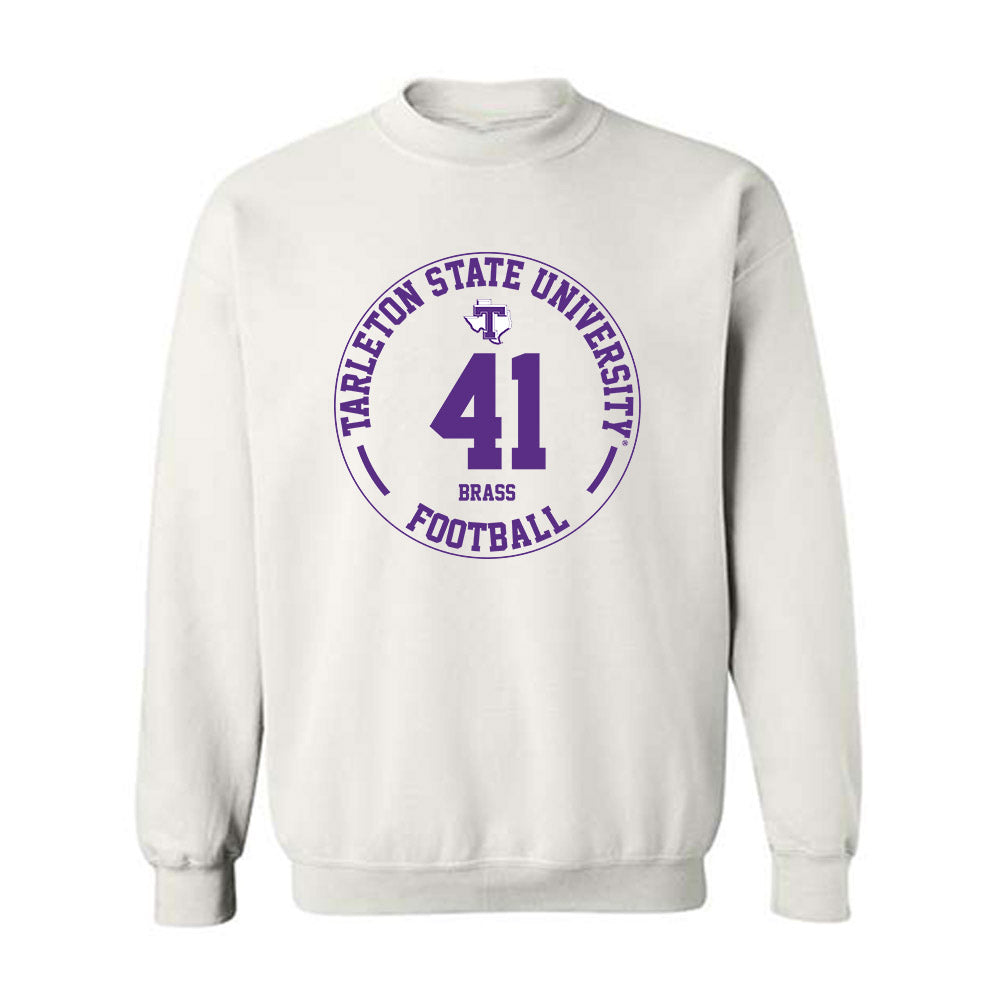 Tarleton State - NCAA Football : Reid Brass - Classic Fashion Shersey Crewneck Sweatshirt-0