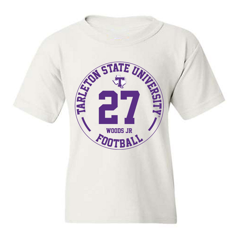 Tarleton State - NCAA Football : Stephen Woods Jr - Classic Fashion Shersey Youth T-Shirt-0