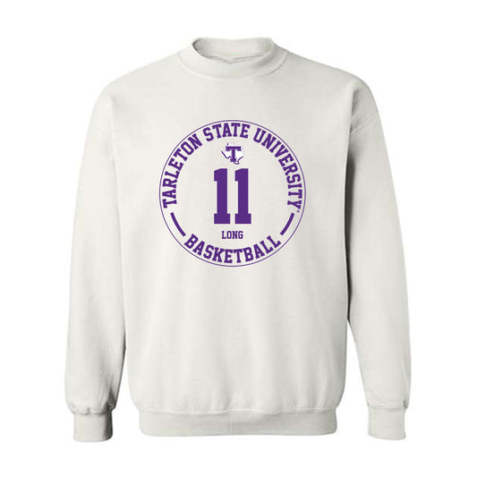 Tarleton State - NCAA Women's Basketball : Jakoriah Long - Classic Fashion Shersey Crewneck Sweatshirt-0