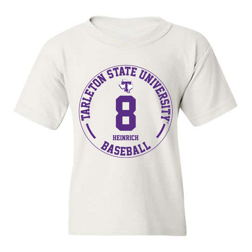 Tarleton State - NCAA Baseball : Rayner Heinrich - Classic Fashion Shersey Youth T-Shirt-0