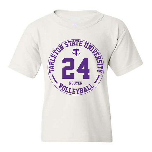 Tarleton State - NCAA Women's Volleyball : Teya Nguyen - Classic Fashion Shersey Youth T-Shirt-0