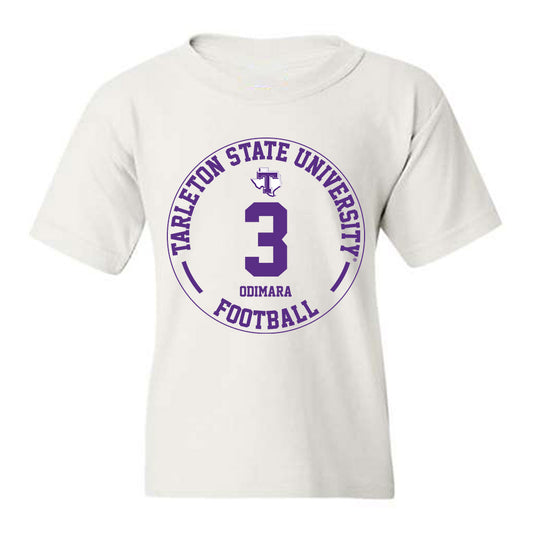Tarleton State - NCAA Football : Les Odimara - Classic Fashion Shersey Youth T-Shirt-0