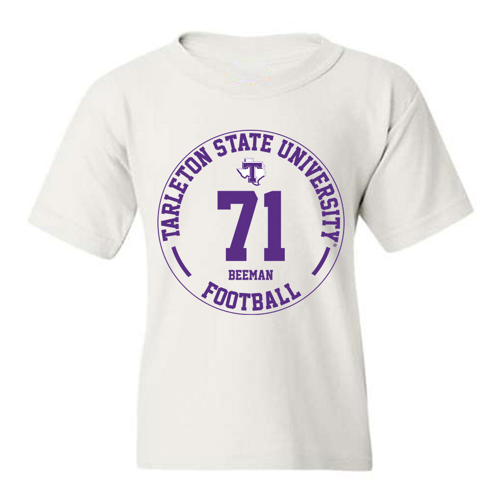 Tarleton State - NCAA Football : Connor Beeman - Classic Fashion Shersey Youth T-Shirt