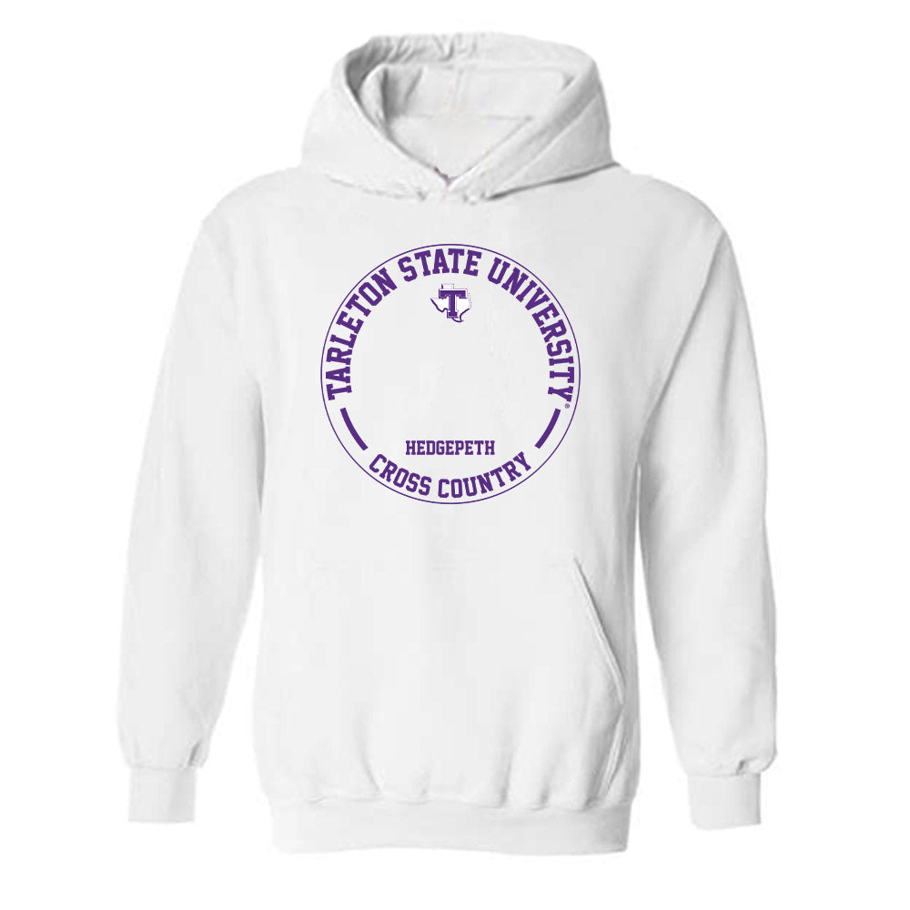 Tarleton State - NCAA Men's Cross Country : Tyler Hedgepeth - Classic Fashion Shersey Hooded Sweatshirt-0