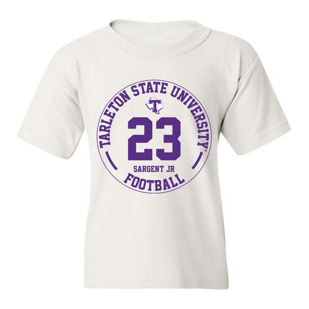 Tarleton State - NCAA Football : Adrian Sargent Jr - Classic Fashion Shersey Youth T-Shirt