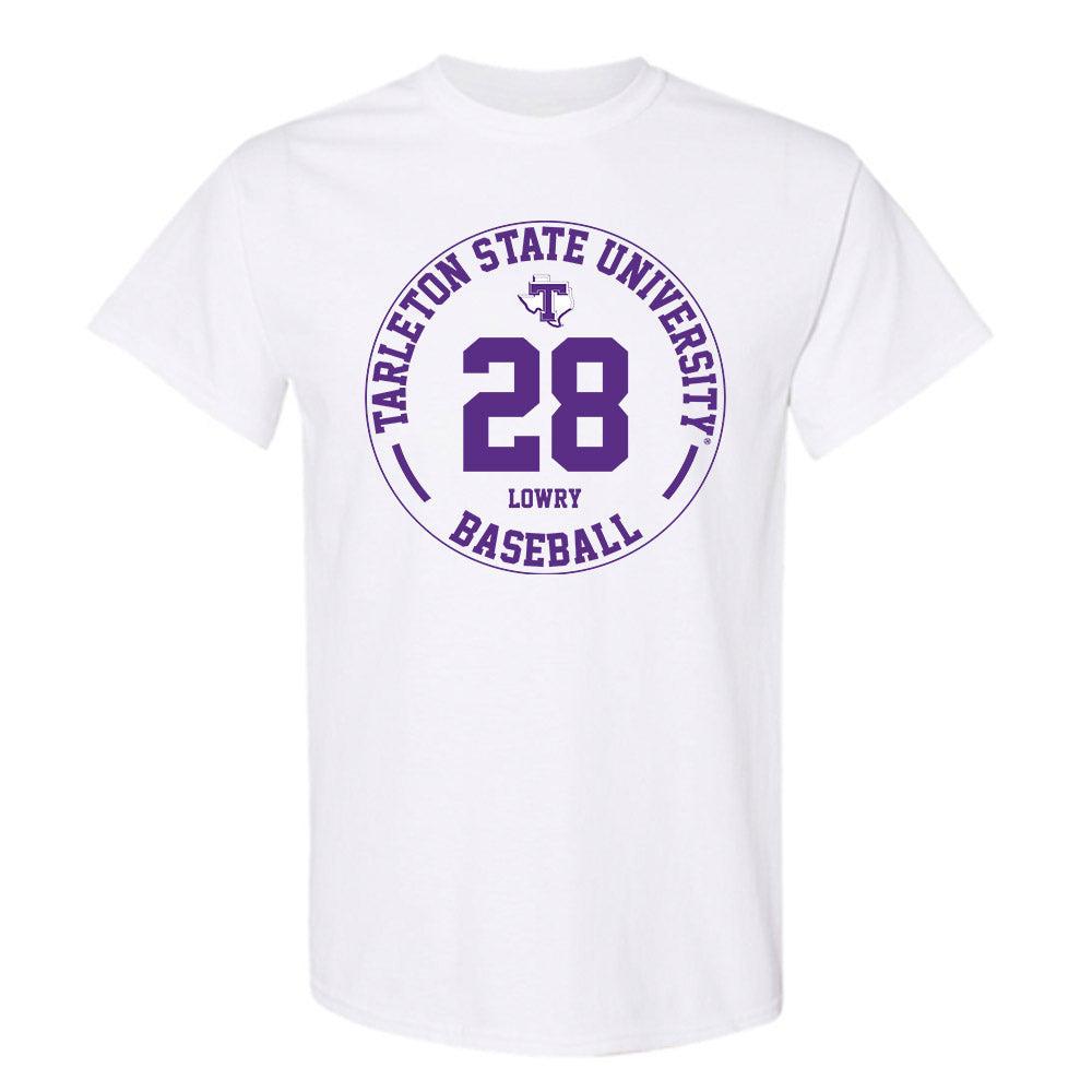 Tarleton State - NCAA Baseball : Cort Lowry - Classic Fashion Shersey T-Shirt-0