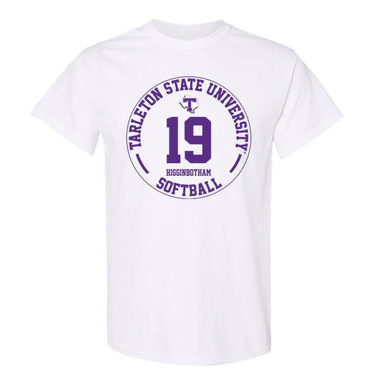 Tarleton State - NCAA Softball : Alyson Higginbotham - Classic Fashion Shersey T-Shirt-0