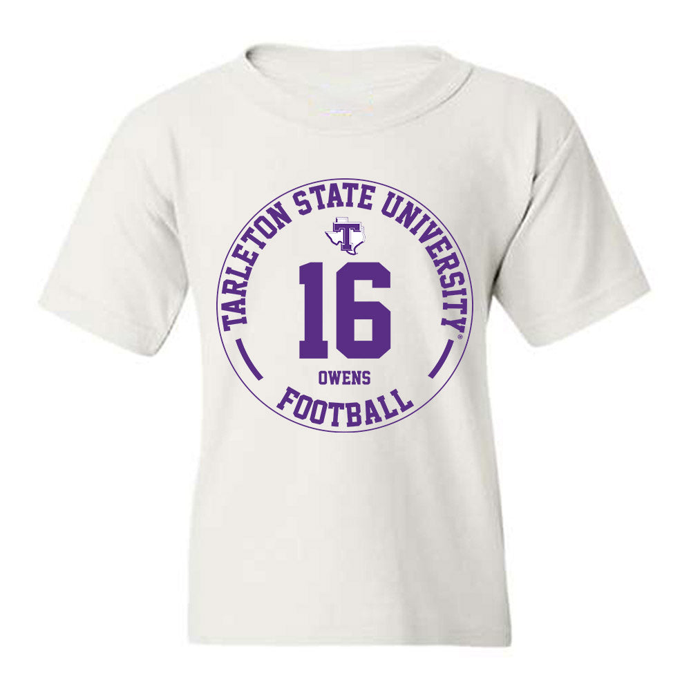 Tarleton State - NCAA Football : AJ Owens - Classic Fashion Shersey Youth T-Shirt-0