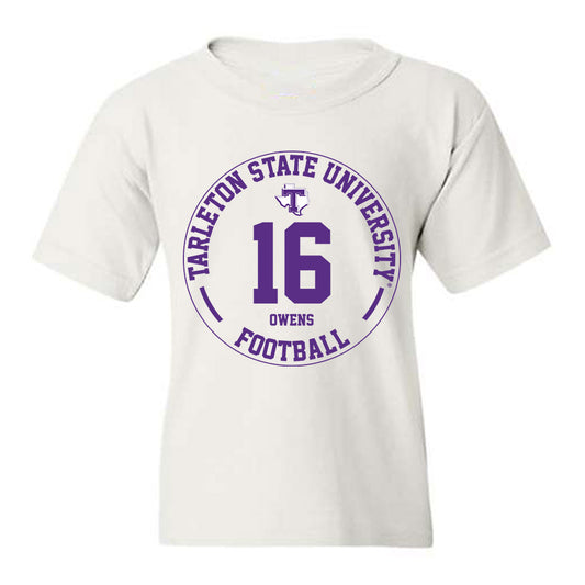 Tarleton State - NCAA Football : AJ Owens - Classic Fashion Shersey Youth T-Shirt-0