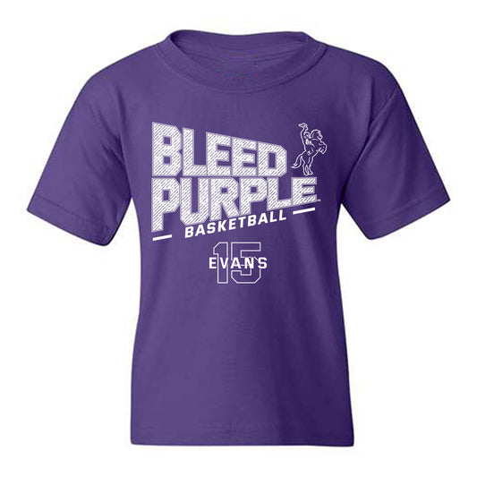 Tarleton State - NCAA Men's Basketball : Caleb Evans - Classic Fashion Shersey Youth T-Shirt-0