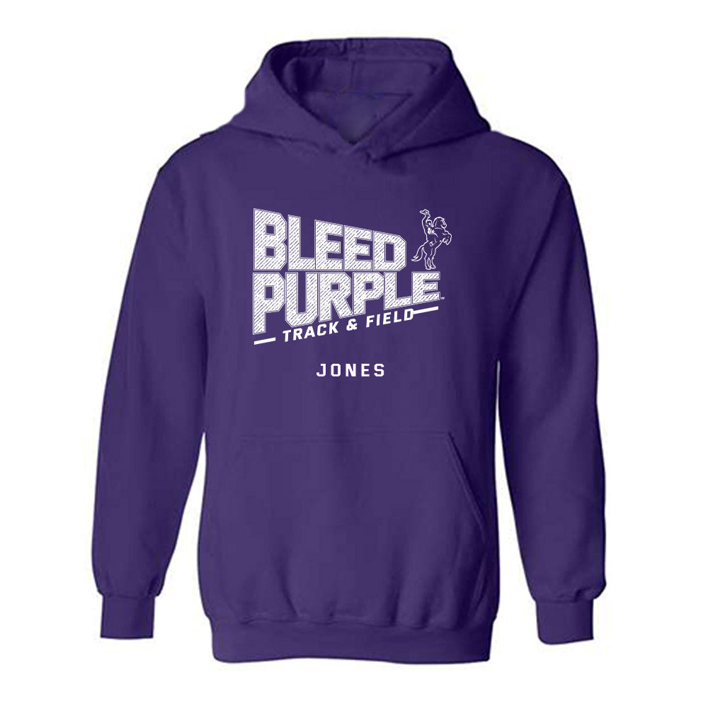 Tarleton State - NCAA Men's Track & Field : JayBrion Jones - Classic Fashion Shersey Hooded Sweatshirt-0