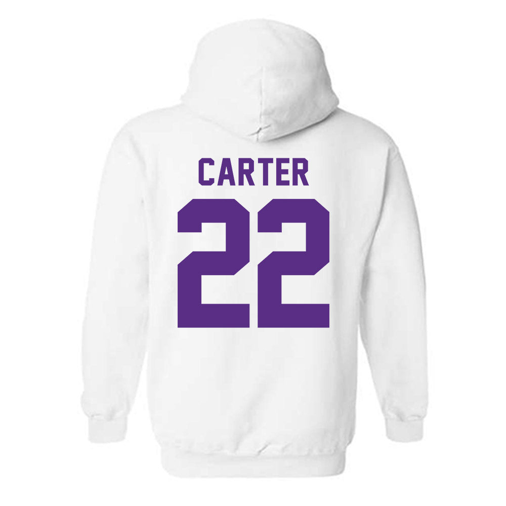 Tarleton State - NCAA Women's Volleyball : morgan carter - Classic Shersey Hooded Sweatshirt-1