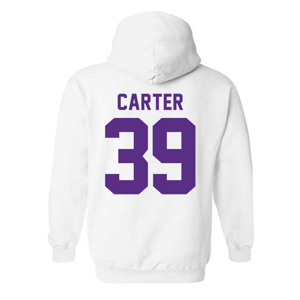 Tarleton State - NCAA Baseball : Brendon Carter - Classic Shersey Hooded Sweatshirt-1