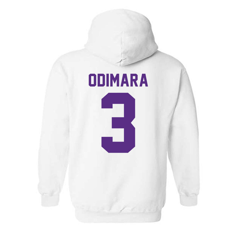 Tarleton State - NCAA Football : Les Odimara - Classic Shersey Hooded Sweatshirt-1