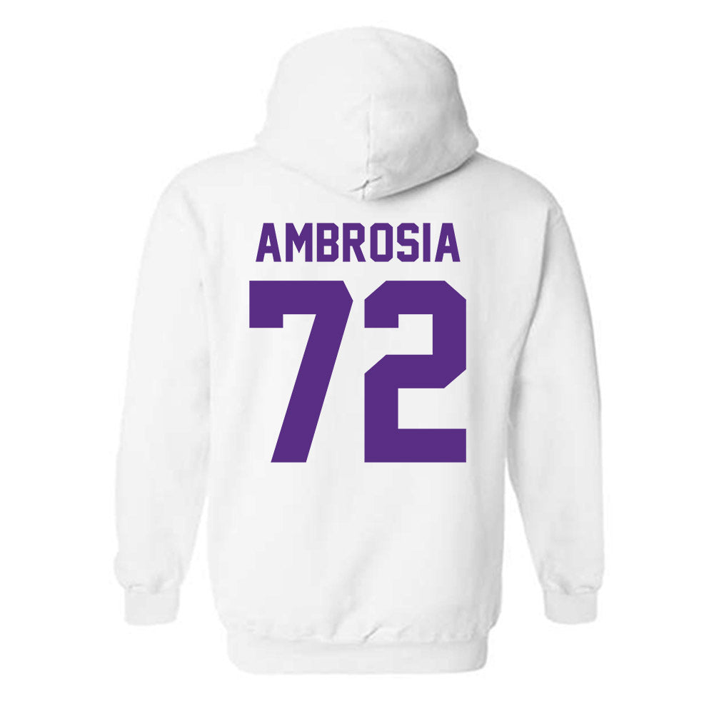 Tarleton State - NCAA Football : Alec Ambrosia - Classic Shersey Hooded Sweatshirt-1