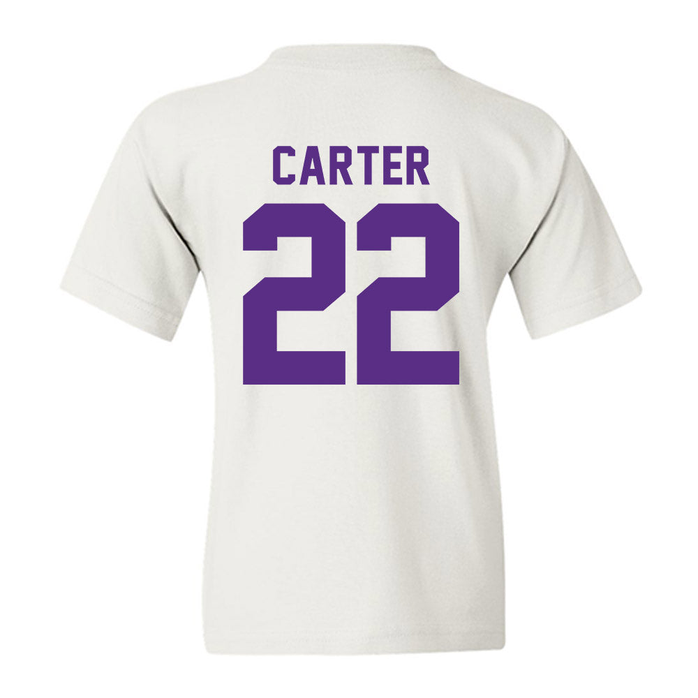 Tarleton State - NCAA Women's Volleyball : morgan carter - Classic Shersey Youth T-Shirt-1