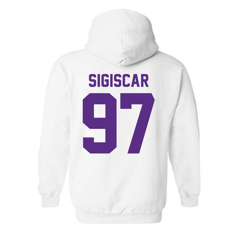 Tarleton State - NCAA Men's Basketball : Andy SIGISCAR - Classic Shersey Hooded Sweatshirt-1