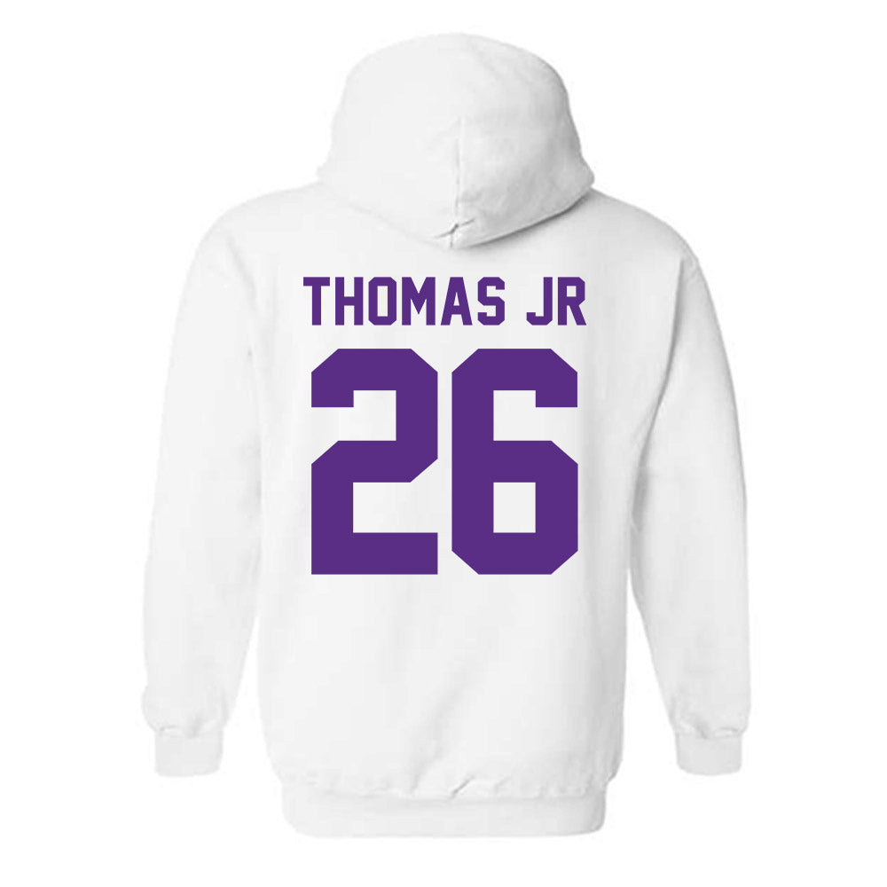 Tarleton State - NCAA Football : Andre Thomas Jr - Classic Shersey Hooded Sweatshirt-1