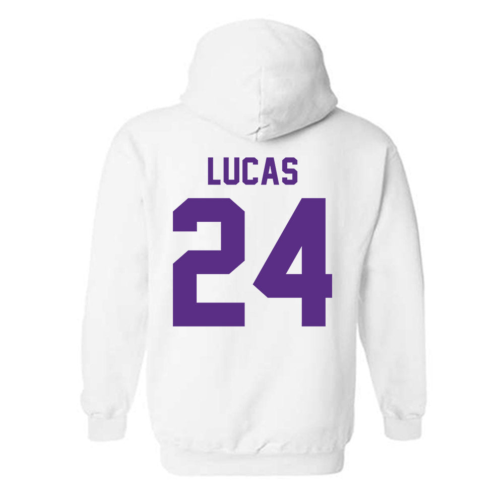 Tarleton State - NCAA Baseball : Aden Lucas - Classic Shersey Hooded Sweatshirt-1