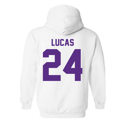 Tarleton State - NCAA Baseball : Aden Lucas - Classic Shersey Hooded Sweatshirt-1