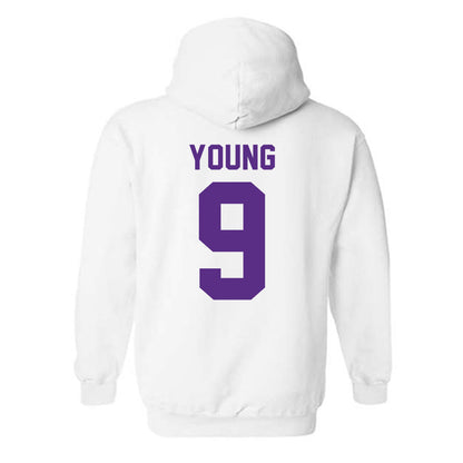 Tarleton State - NCAA Football : Tiar Young - Classic Shersey Hooded Sweatshirt-1