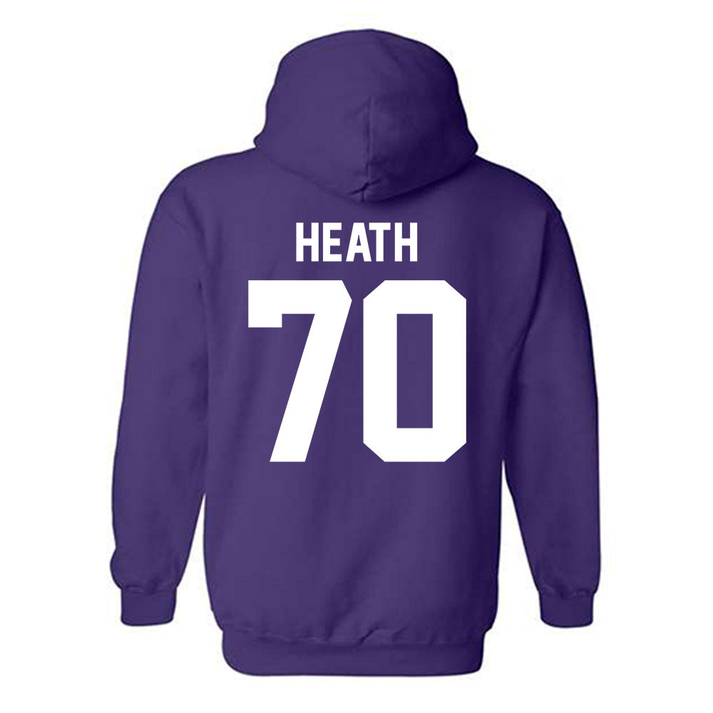 Tarleton State - NCAA Football : Antonio Heath - Classic Shersey Hooded Sweatshirt-1