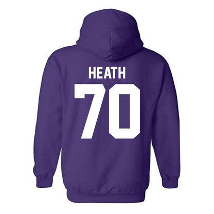 Tarleton State - NCAA Football : Antonio Heath - Classic Shersey Hooded Sweatshirt-1