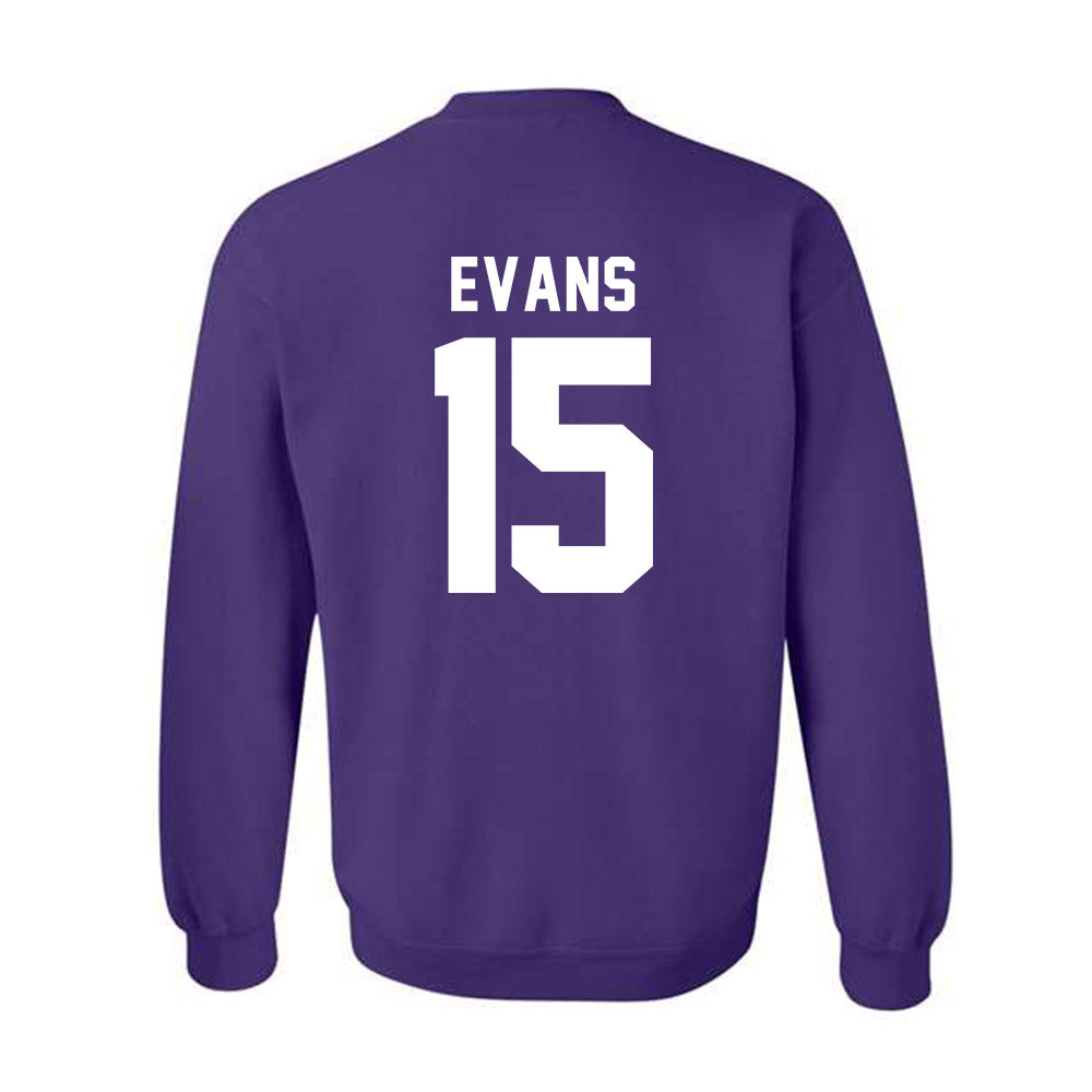 Tarleton State - NCAA Men's Basketball : Caleb Evans - Classic Shersey Crewneck Sweatshirt-1