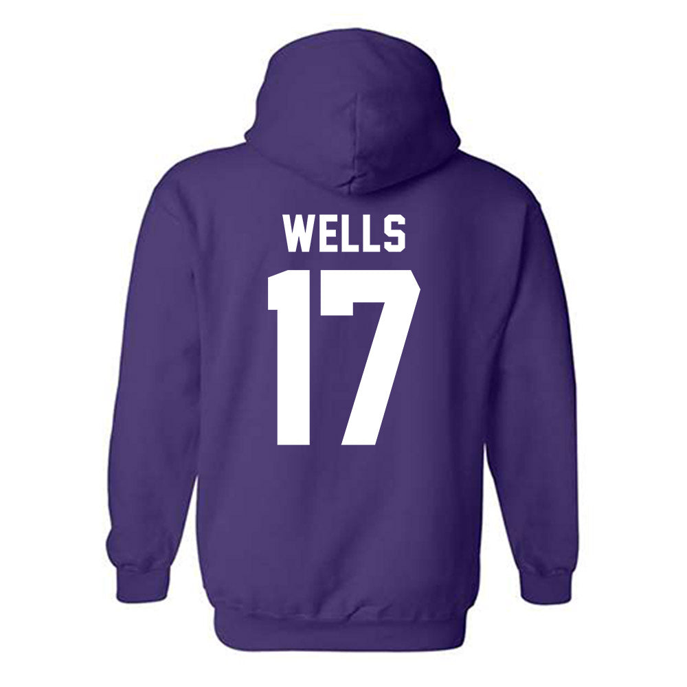 Tarleton State - NCAA Football : CJ Wells - Classic Shersey Hooded Sweatshirt-1