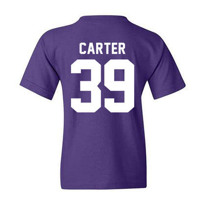 Tarleton State - NCAA Baseball : Brendon Carter - Classic Shersey Youth T-Shirt-1