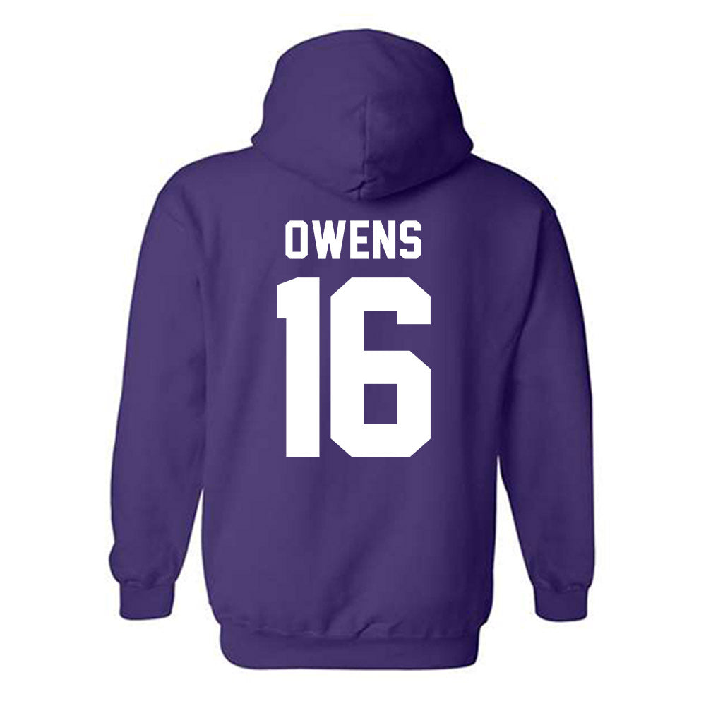 Tarleton State - NCAA Football : AJ Owens - Classic Shersey Hooded Sweatshirt-1