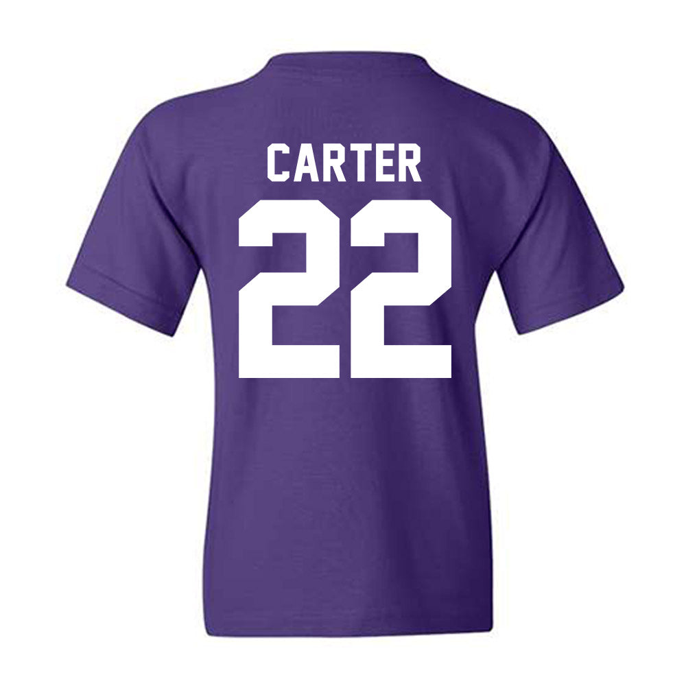 Tarleton State - NCAA Women's Volleyball : morgan carter - Classic Shersey Youth T-Shirt-1