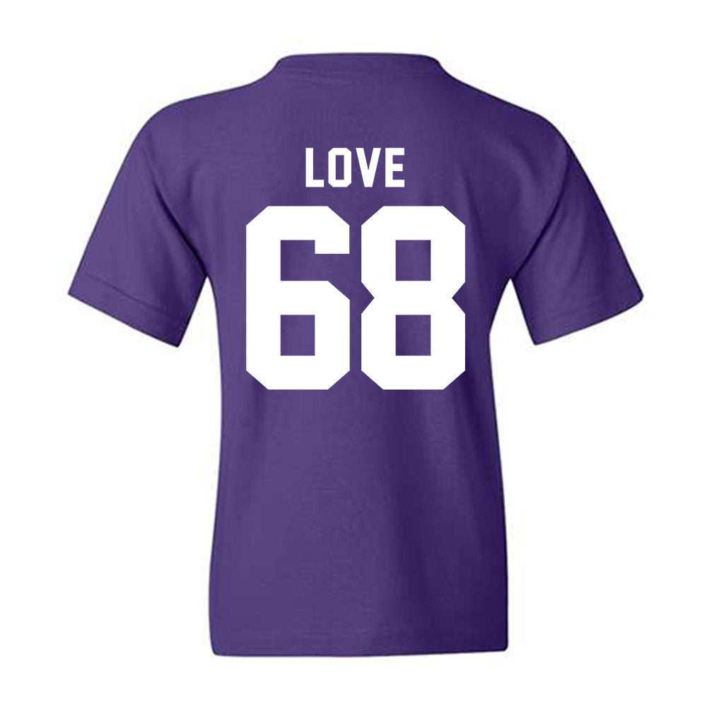 Tarleton State - NCAA Football : Jordan Love - Classic Shersey Youth T-Shirt-1