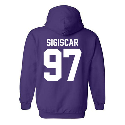 Tarleton State - NCAA Men's Basketball : Andy SIGISCAR - Classic Shersey Hooded Sweatshirt-1
