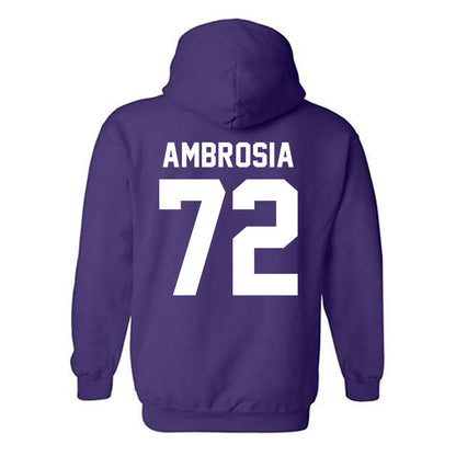 Tarleton State - NCAA Football : Alec Ambrosia - Classic Shersey Hooded Sweatshirt-1