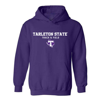 Tarleton State - NCAA Men's Track & Field : JayBrion Jones - Classic Shersey Hooded Sweatshirt-0