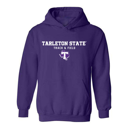 Tarleton State - NCAA Women's Track & Field : Jasmine Pullins - Classic Shersey Hooded Sweatshirt-0
