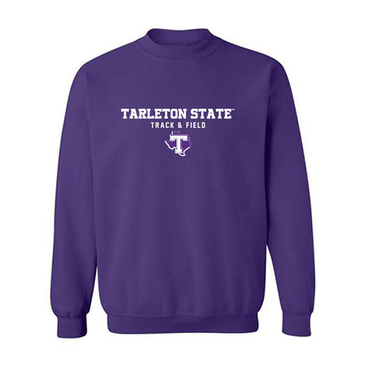 Tarleton State - NCAA Men's Track & Field : Lokesh Sathyanathan - Classic Shersey Crewneck Sweatshirt-0