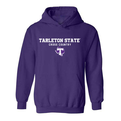 Tarleton State - NCAA Men's Cross Country : Michael Lopez - Classic Shersey Hooded Sweatshirt-0