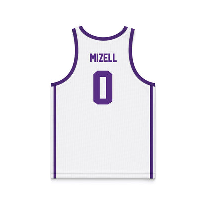 Tarleton State - NCAA Men's Basketball : Jordan Mizell - White Basketball Jersey-1