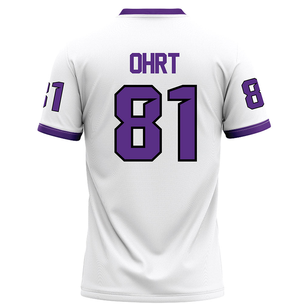 Tarleton State - NCAA Football : Fischer Ohrt - White Football Jersey