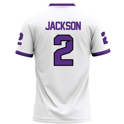 Tarleton State - NCAA Football : Cody Jackson - White Football Jersey