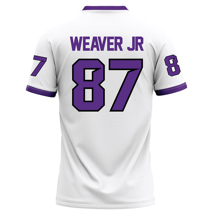 Tarleton State - NCAA Football : Rodrick Weaver Jr - White Football Jersey