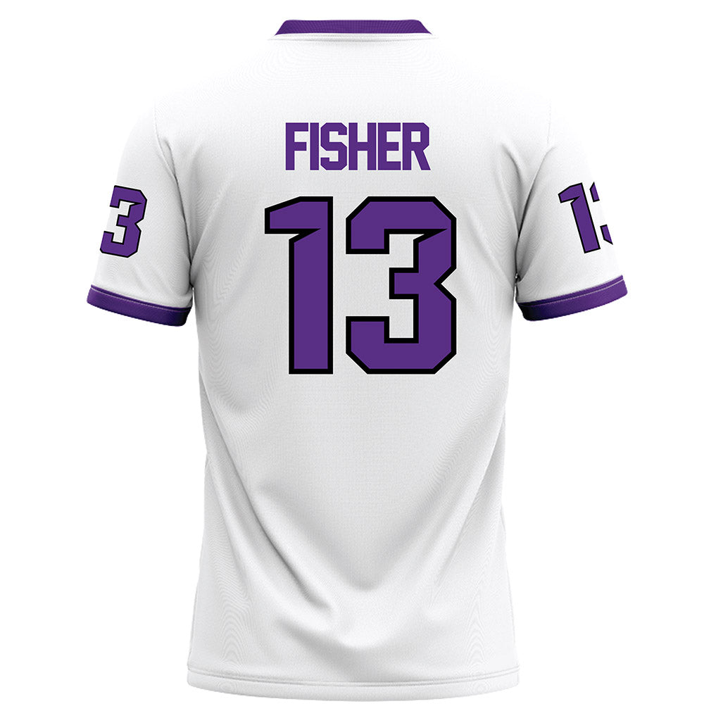 Tarleton State - NCAA Football : Marsean Fisher - White Football Jersey-1
