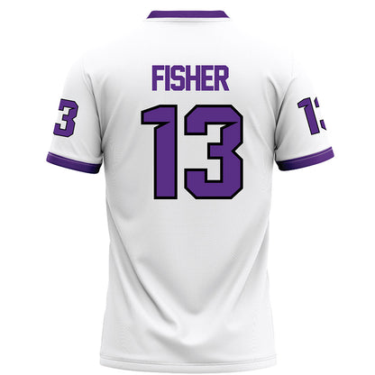 Tarleton State - NCAA Football : Marsean Fisher - White Football Jersey-1