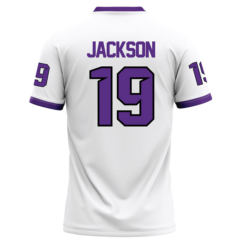 Tarleton State - NCAA Football : Kyle Jackson - White Football Jersey